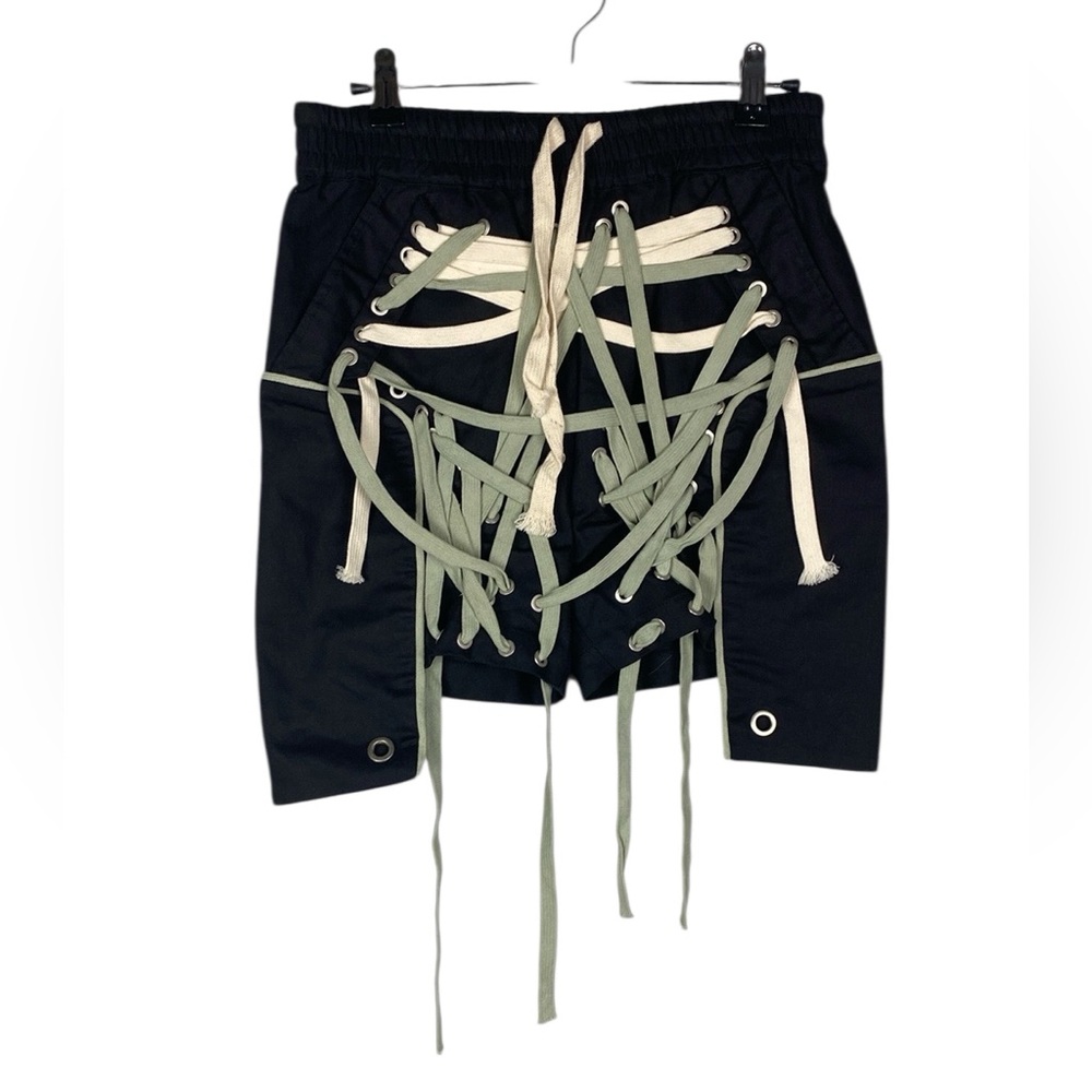 Lace up front shorts